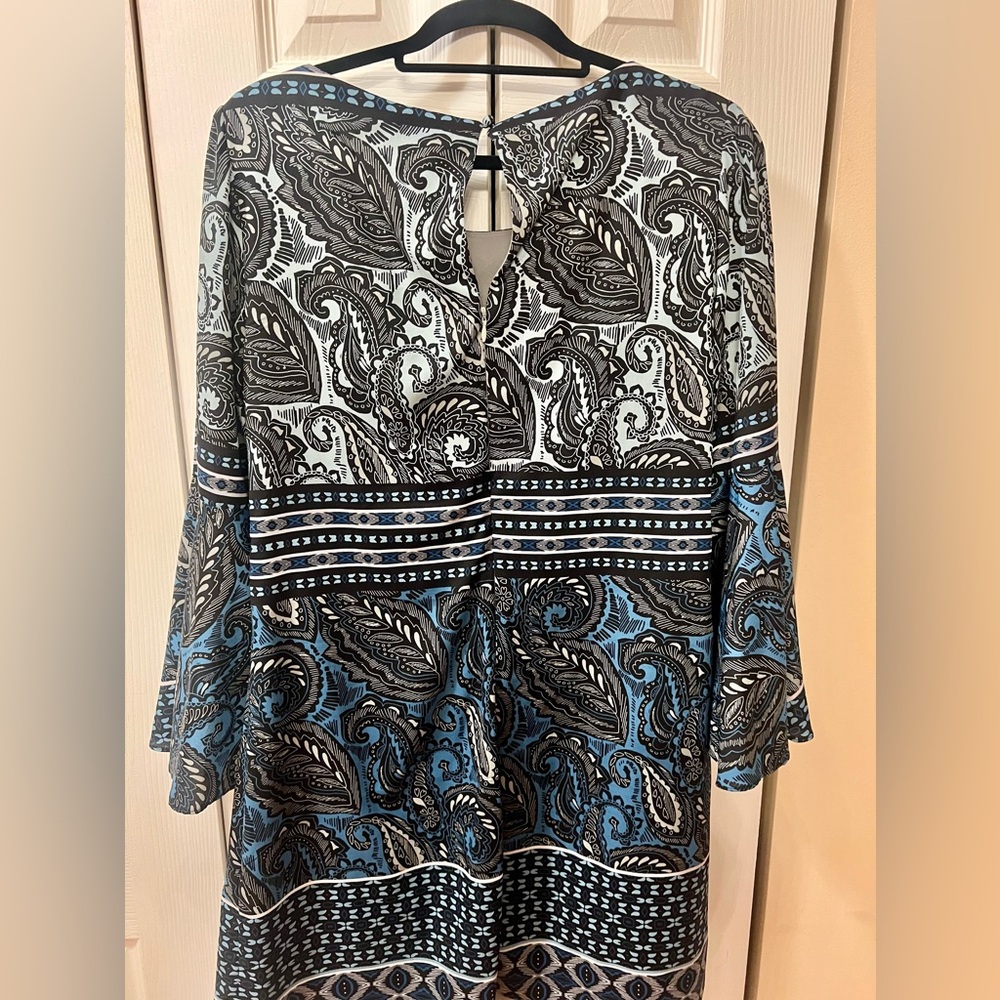 Vince Camuto Trapeze Bell Sleeve Dress